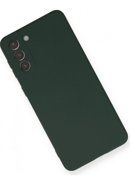 Samsung Galaxy S21 Plus Kılıf Nano Içi Kadife Silikon - Koyu Yeşil (K95) modelleri