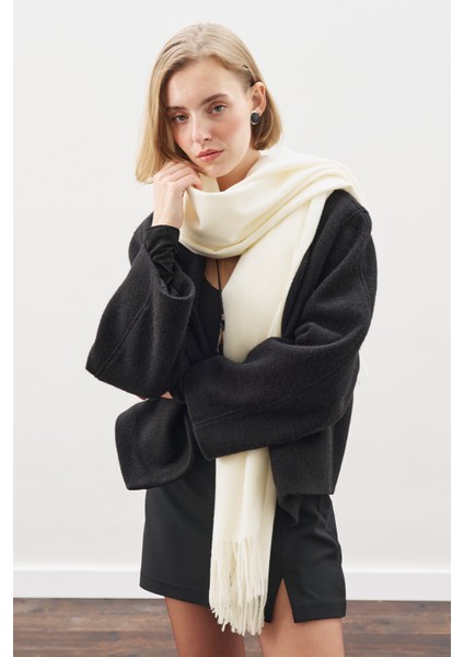 Kaşmir Dokulu Şal Ekru fiyatları