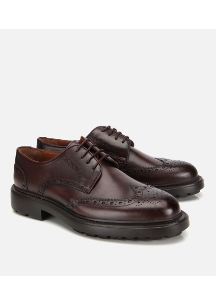 02AYH313850A480 ERKEK Deri Kahverengi Rahat Klasik Ayakkabı fiyatları