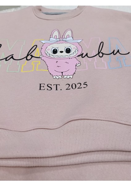 Labubu Karekterli Kız Çocuğu 3 Ip Şardonlu Alt Üst Takım fırsatları