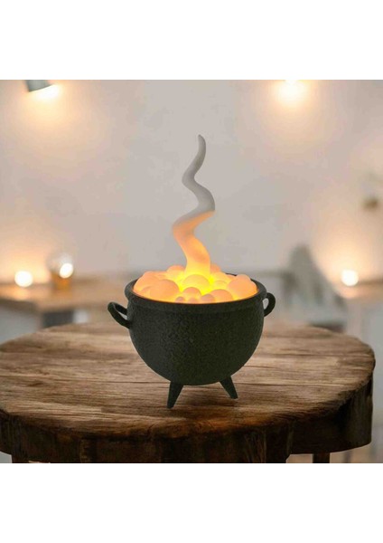 3D Cadı Kazanı Gece Lambası – Duman Efektli LED Işık – Sihirli Dekoratif Masa Lambası fırsatları
