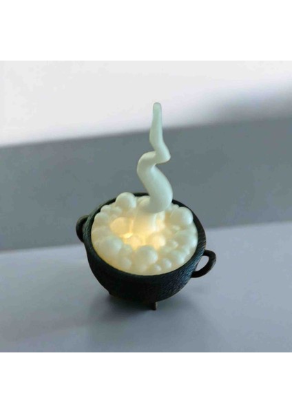 3D Cadı Kazanı Gece Lambası – Duman Efektli LED Işık – Sihirli Dekoratif Masa Lambası indirimleri