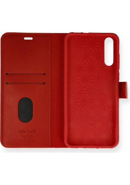 Huawei P Smart S Kılıf Trend S Plus Kapaklı Kılıf - Kırmızı (K95) fiyatları