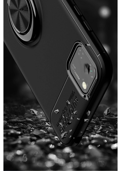 Huawei Y5P Kılıf Range Yüzüklü Silikon - Kırmızı (K95) modelleri