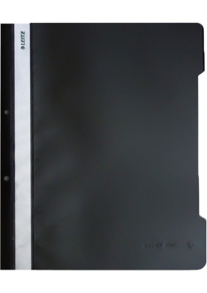 Leitz Telli Dosya Plastik Siyah L-4189 (50 Li Paket)