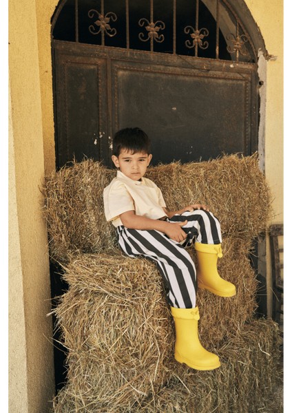 Parçalı Oxford Gömlek Sarı fırsatları