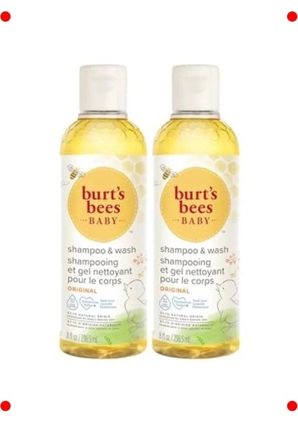 Bebek Saç ve Vücut Şampuanı 236.5 ml x 2 Adet