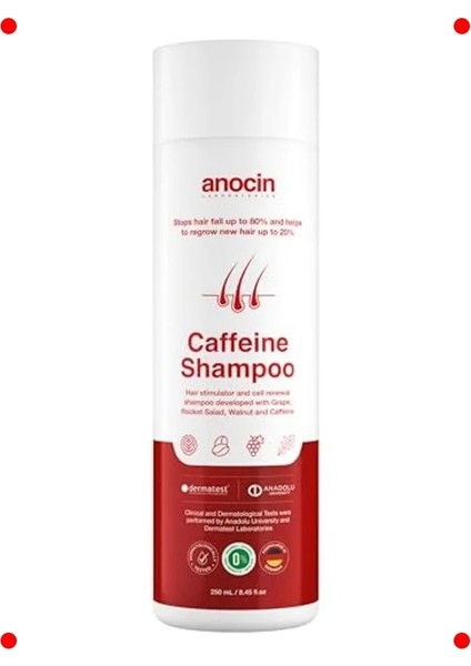 Saç Dökülmesine Karşı Bitkisel Şampuan, Sülfatsız, 250ML