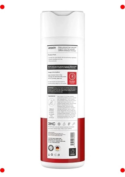 Saç Dökülmesine Karşı Bitkisel Şampuan, Sülfatsız, 250ML fiyatları