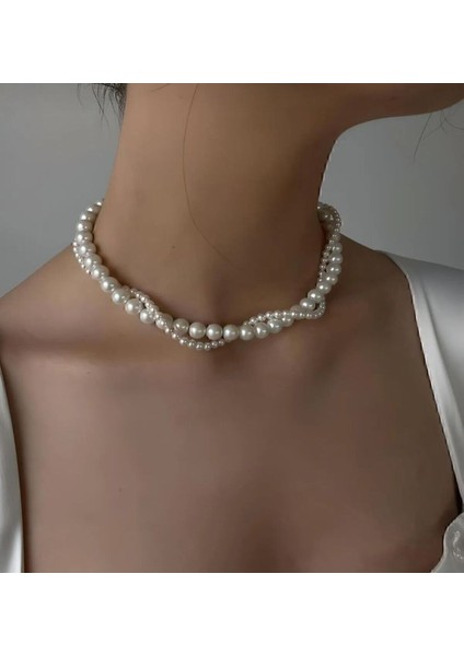 Klas Inci 2'li Sarmal Kolye