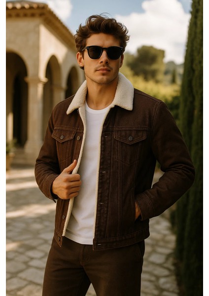 Erkek Kışlık Premium Günlük Içi Kürk K.kahve Kot Ceket fiyatları