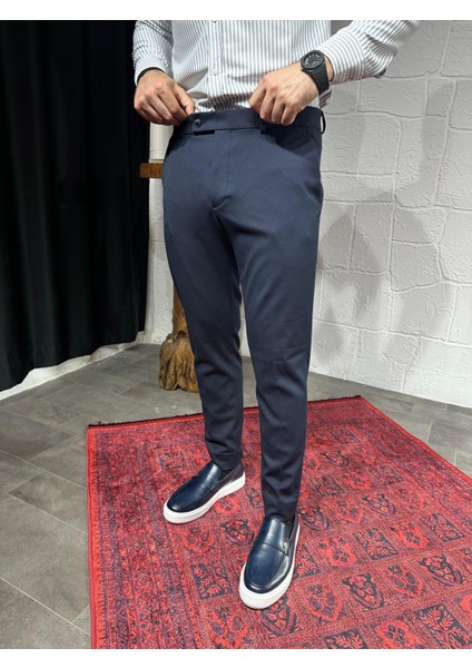 Özel Tasarım Yandan Cepli Kumaş Pantalon