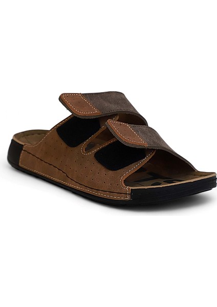 2157 Çift Cırtlı Tam Anatomik Tabanlı Günlük,umre ve Hac Için Uyumlu Erkek Terlik - NKT02157-KAHVERENGI-42 indirimleri