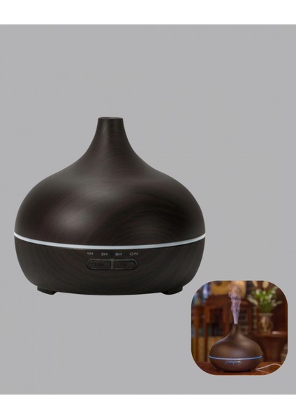 Aromaterapi Difüzörü 550 ml Ultrasonik Nemlendirici Otomatik Kapanma Özellikli fırsatları