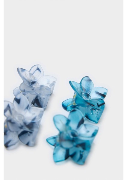 Kadın 4lü Mavi Çiçekli Mandal TOKA F8255AXNS fiyatları