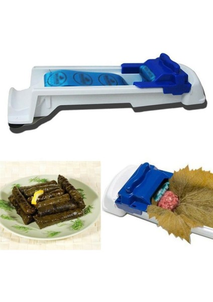 Paslanmaz Çelik Püre Aleti + 3 Kademeli Pratik Yaprak Sarma Makinesi - 2li Set ZX456 modelleri