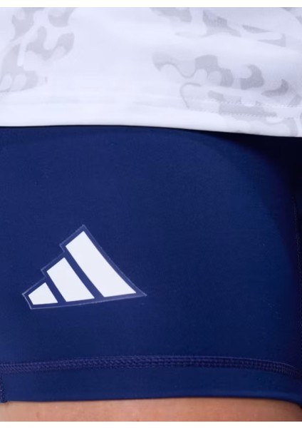 KC3619 Fb Short W Mavi Düz Kadın Tayt