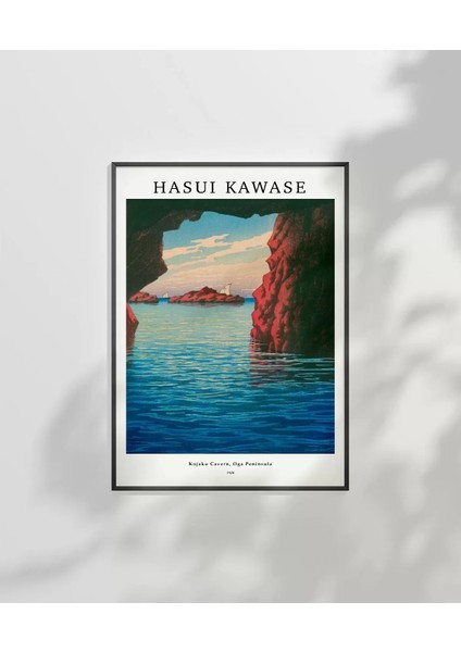 Çerçevesiz Poster Hasui Kawase Kojaku Mağarası Oga Yarımadası fiyatları