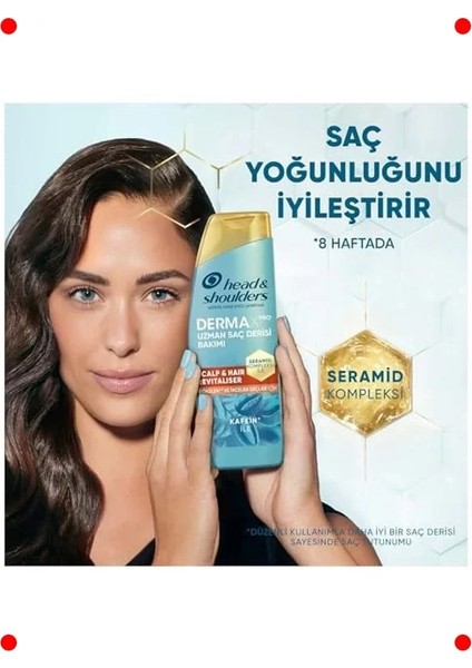 Kafein & Seramidli Dökülme ve Kepek Karşıtı Şampuan 300ML modelleri