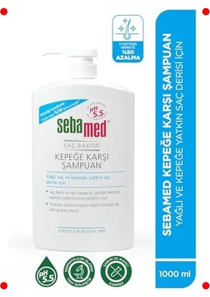 Kepek ve Yağlanma Karşıtı Şampuan 1000 ml fırsatları