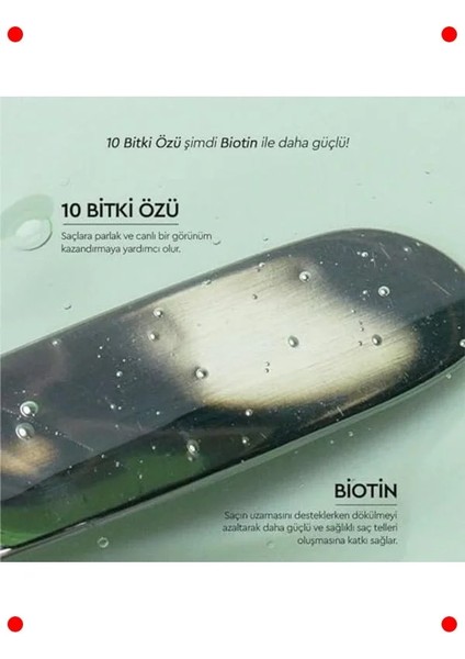 10 Bitki Özlü & Biotinli Canlandırıcı Şampuan modelleri