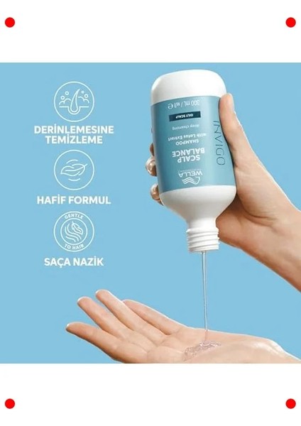 Yağlı Saç Derisi Için Dengeleyici Şampuan - 300 ml fiyatları