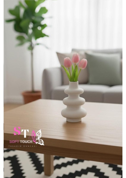 Soft dekoratif Minimal Vazo