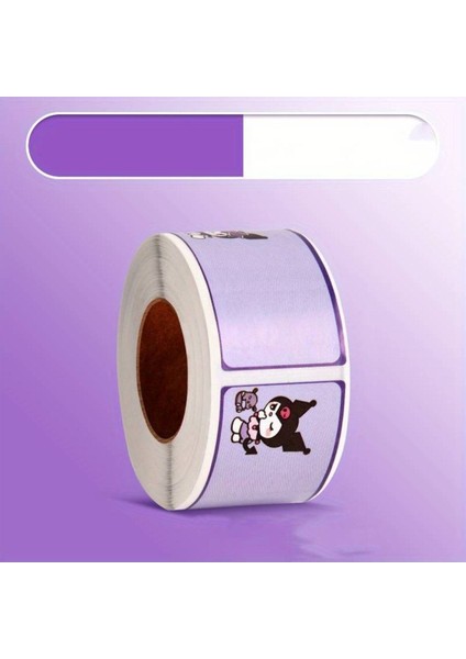 Kuromi Figürlü 1 Rulo 280 Adet Etiket AD20078