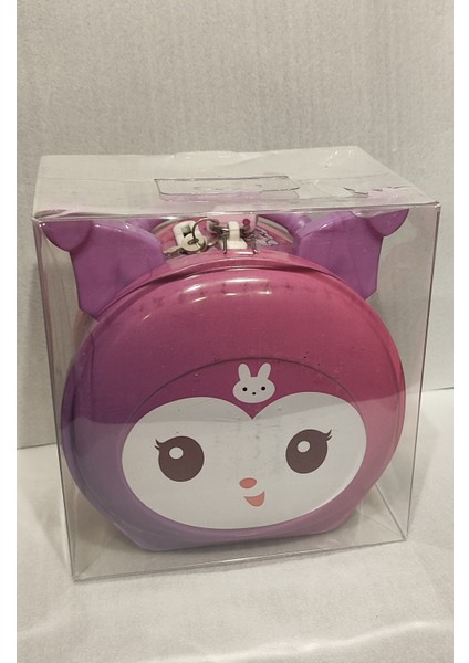 Kuromi Figürlü Metal Kilitli Kumbara AD87286