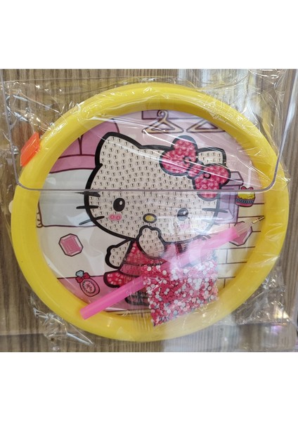 Hello Kitty Boncuk Işleme/yapıştırma Seti Sarı AD662