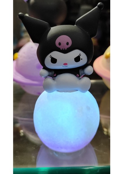 Kuromi Karakter Figürlü Küçük Boy Dekoratif Işıklı Pilli Gece Lambası (11CM * 6 cm ) fiyatları
