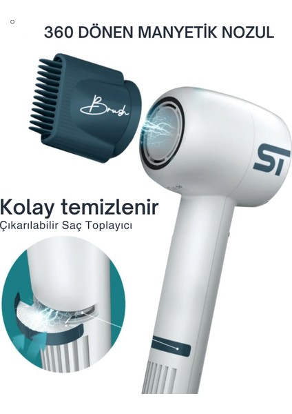 Saç Kurutma Makinesi – 3 Hız Ayarı, Soğuk Hava, Profesyonel fırsatları