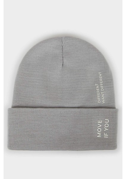 Erkek Baskılı Triko Bere A5068AX25WN