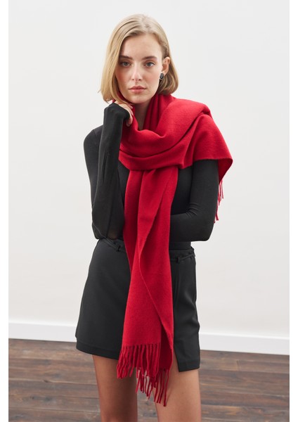 Kaşmir Dokulu Şal Kırmızı fiyatları