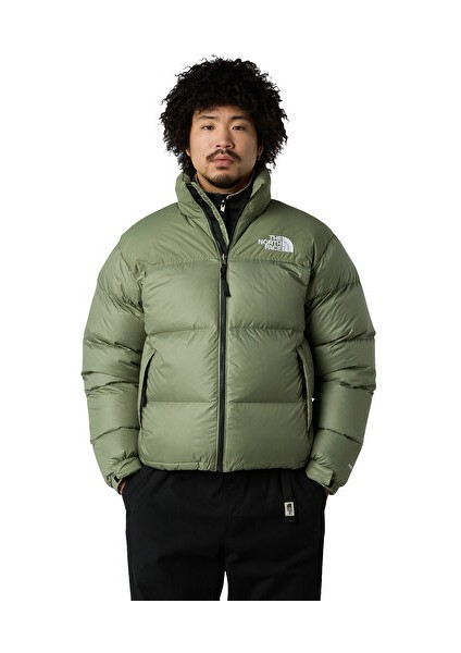 M 1996 Retro Nuptse Jacket Erkek Outdoor Montu (700 Dolgu Kaz Tüyü) NF0A3C8DBO91 Haki