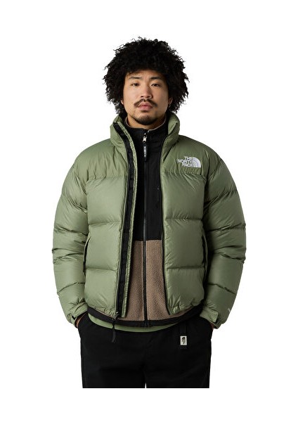 M 1996 Retro Nuptse Jacket Erkek Outdoor Montu (700 Dolgu Kaz Tüyü) NF0A3C8DBO91 Haki modelleri