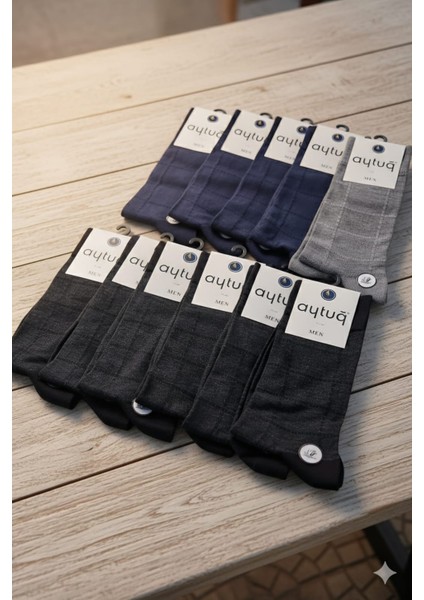 Bambu Erkek Soket Çorabı Mevsimlik Asorti 41-45 Numara 12'li Kutu modelleri