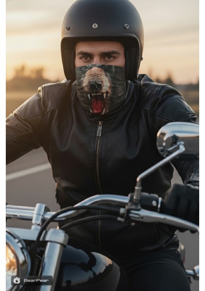 Ayı Figürlü Buff Boyunluk Baf Maske Bandana Unisex Boyunluk modelleri