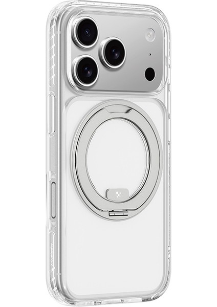 iPhone 17 Pro Uyumlu Kılıf M-Safeli Airbag Standlı Amazingthing Titan Pro Magspin Kapak Şeffaf modelleri