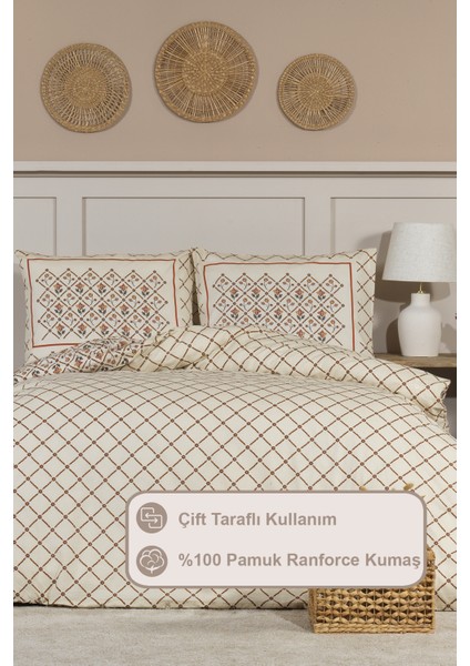 Terra Nevresim Takımı Çift Kişilik Lastikli Çarşaf (200X220 Cm) Tarçın fırsatları