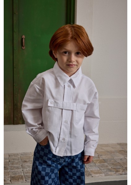 Oversize Oxford Gömlek Ekru indirimleri