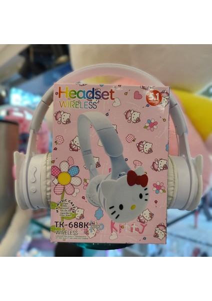 Kablosuz Kulaklık Hello Kitty Figürlü Beyaz fiyatları
