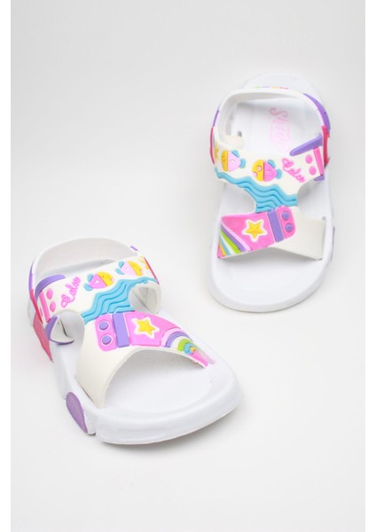 Günlük Unisex Çocuk Sandalet Esnek Kaymaz Taban Yazlık Ev Okul Kreş Ayakkabı PS940-PS955