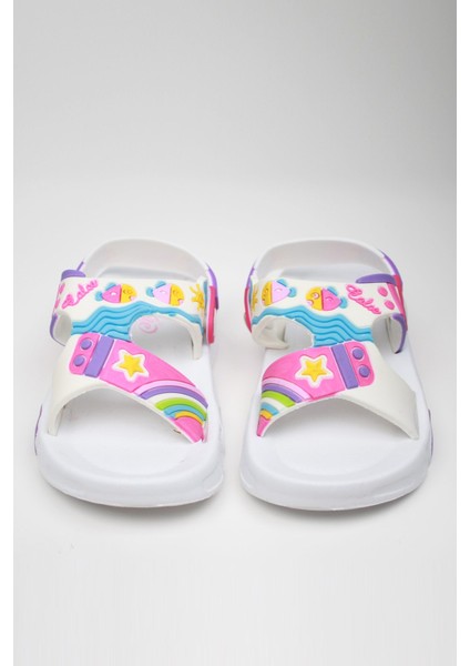 Günlük Unisex Çocuk Sandalet Esnek Kaymaz Taban Yazlık Ev Okul Kreş Ayakkabı PS940-PS955 modelleri