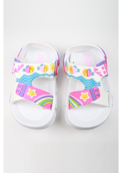 Günlük Unisex Çocuk Sandalet Esnek Kaymaz Taban Yazlık Ev Okul Kreş Ayakkabı PS940-PS955 fırsatları