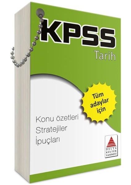 Delta Kültür Kpss Tarih Strateji Kartları