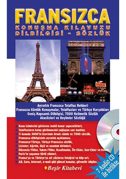 Fransızca Konuşma Kılavuzu Dilbilgisi - Sözlük (Cd'li)