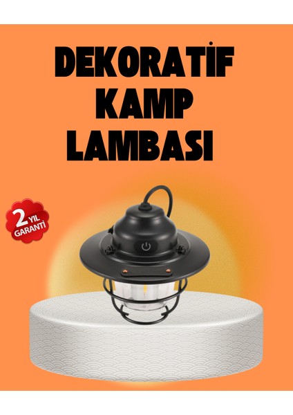 Çam Kozalağı Şekilli Retro Kamp Gece Lambası