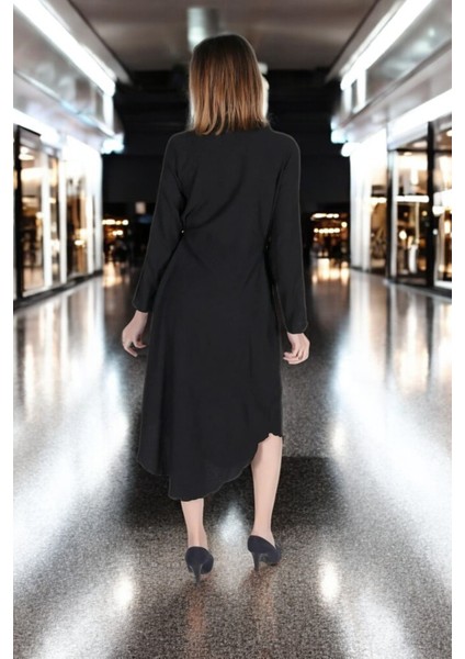 Yazlık Salaş Büzgü Detaylı Elbise