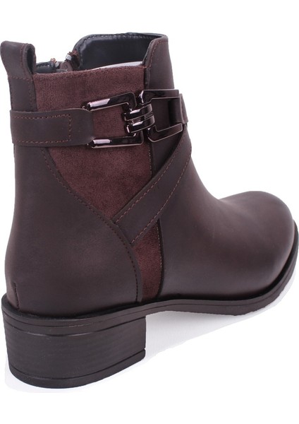 DZA07-6822163 Kahve Günlük Düz Topuk Kadın Bot fırsatları